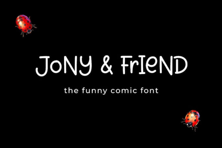 Jony and Friend - Funny Comic Font Font Download