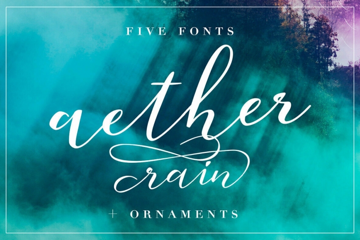 Aether Rain Font Font Download