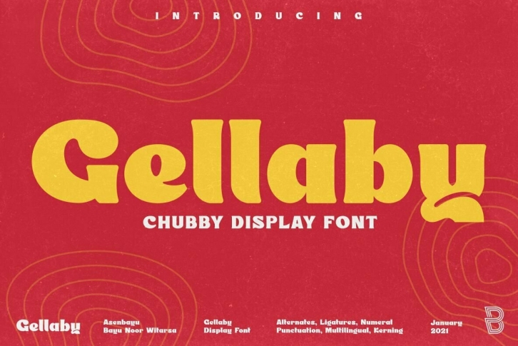 Gellaby Font Font Download