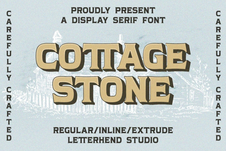 Cottage Stone Font Font Download