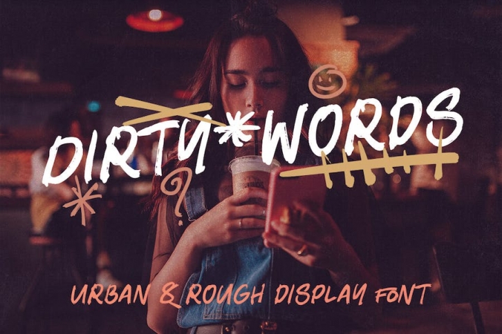 Dirty Words Brush Font Font Download