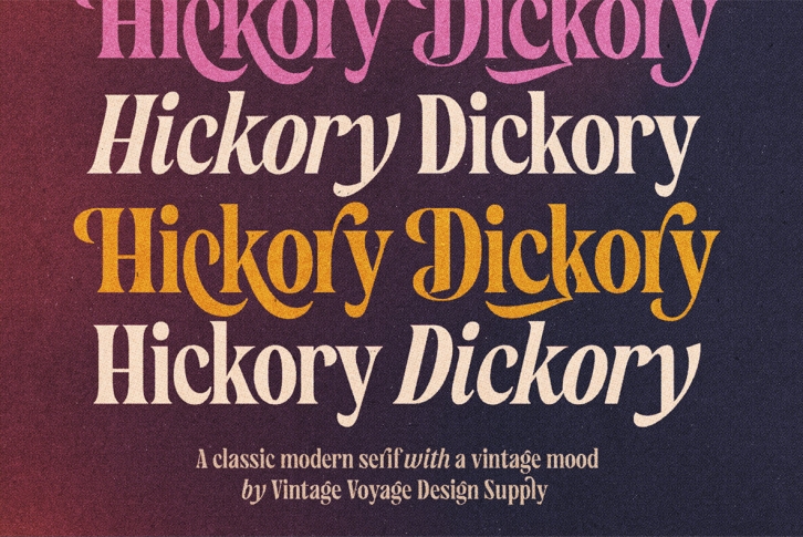 VVDS Hickory Dickory Font Font Download