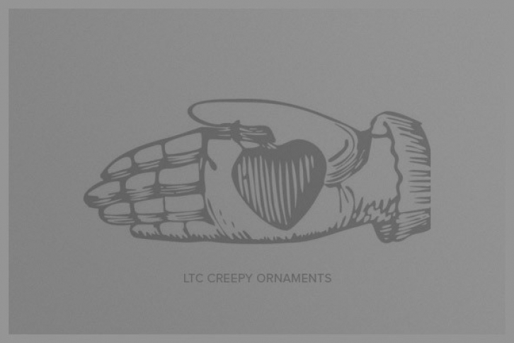 LTC Creepy Ornaments Font Font Download