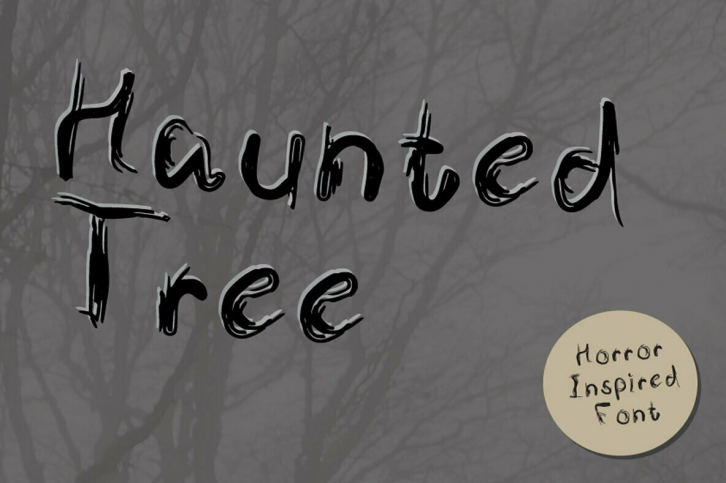 Haunted Tree Font Font Download
