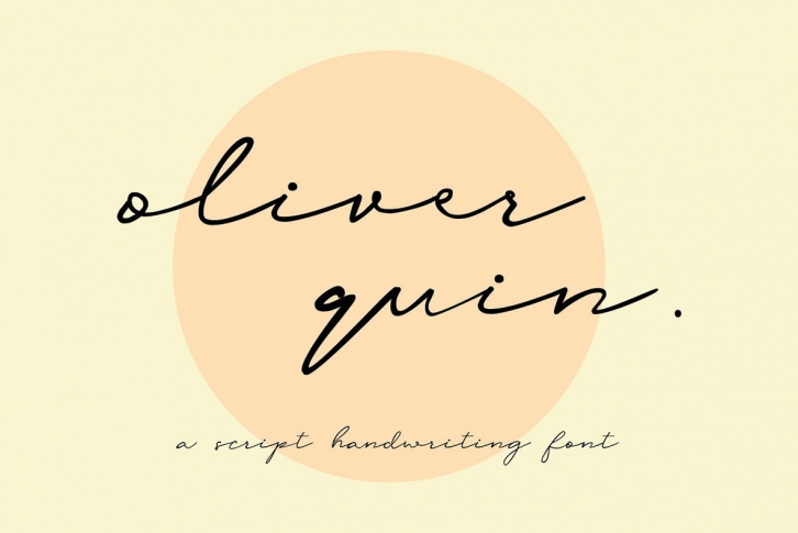 oliver quin Font Font Download