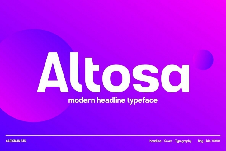 GR Altosa Font Font Download