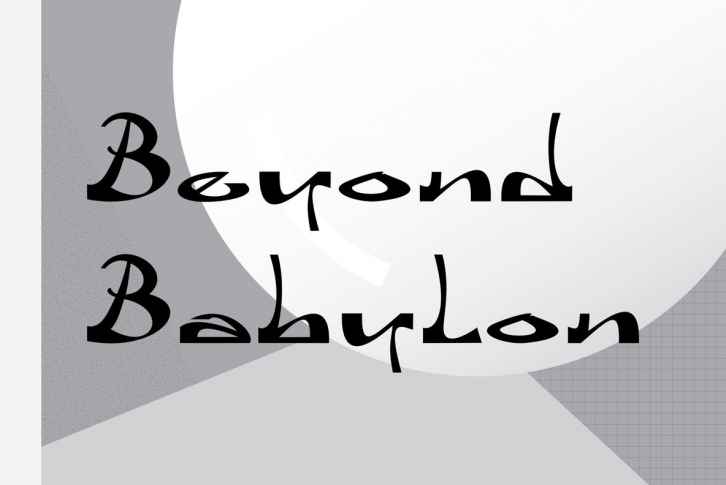 Beyond Babylon Font Font Download