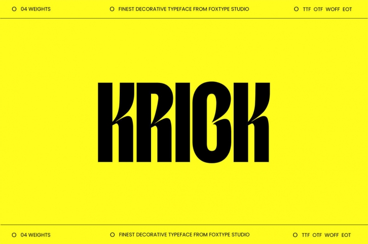 Krick Font Font Download