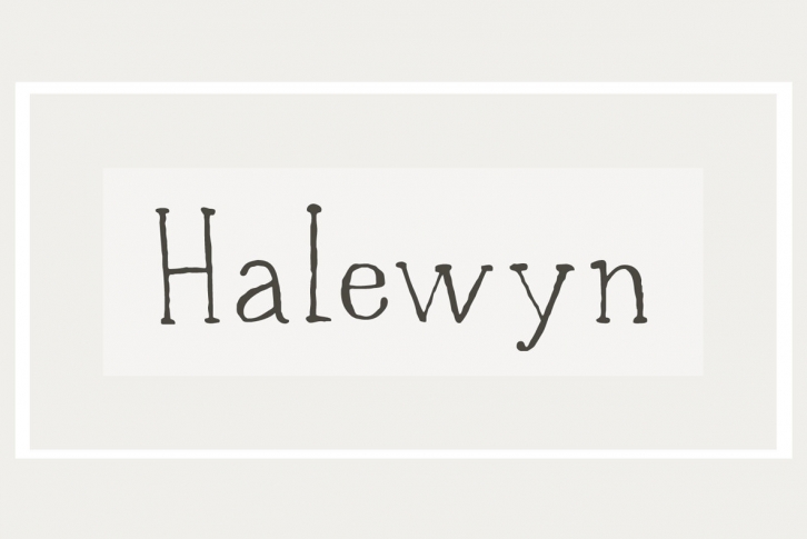 Halewyn Font Font Download