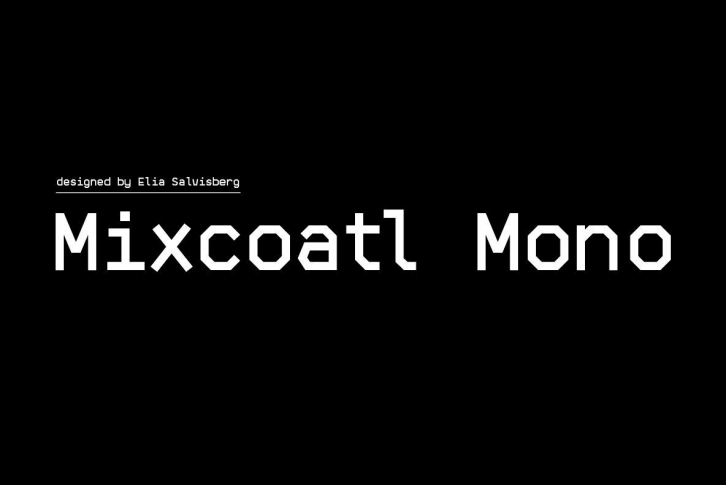 Mixcoatl Mono Font Font Download