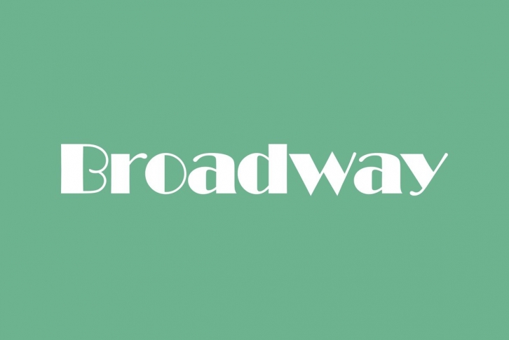 Broadway Font Font Download