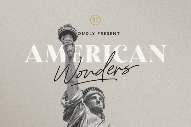 American Wonders Duo Font Download