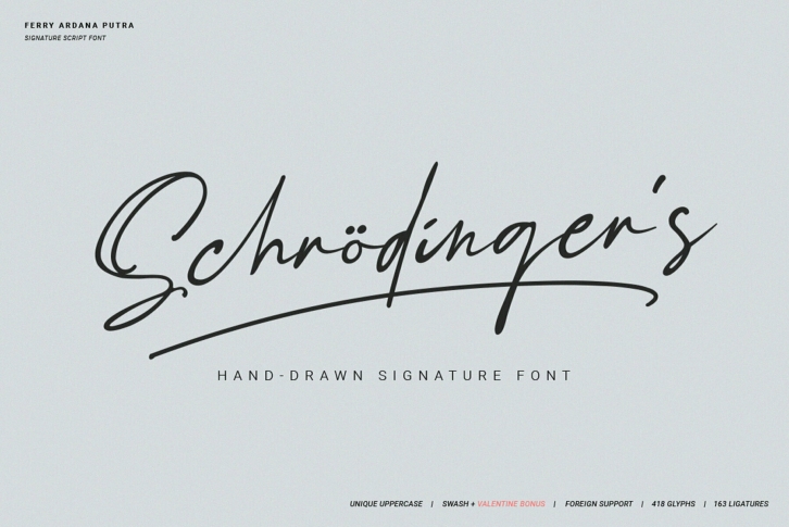 Schrodingers Font Font Download