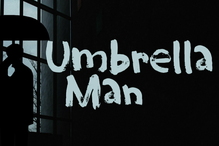 Umbrella Man Font Font Download