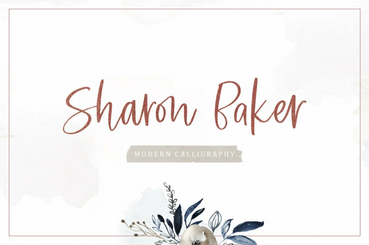 Sharon Baker Font Font Download