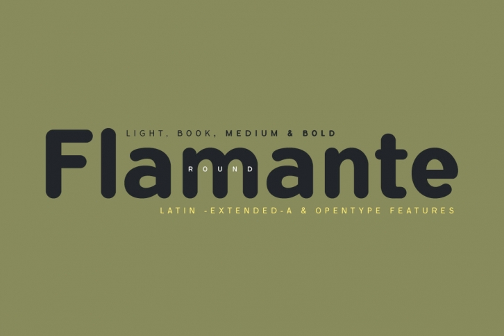 Flamante Round Font Font Download