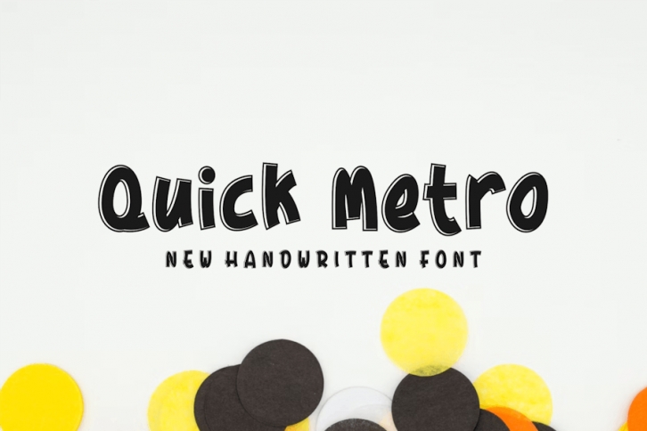 Quick Metro - Font Font Download