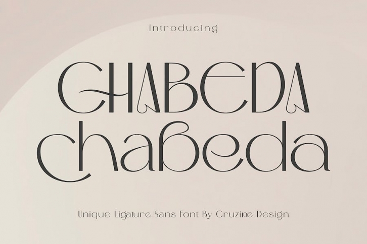 Chabeda Modern Sans Font Font Download