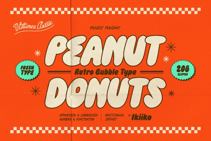 Peanut Donuts Font Font Download