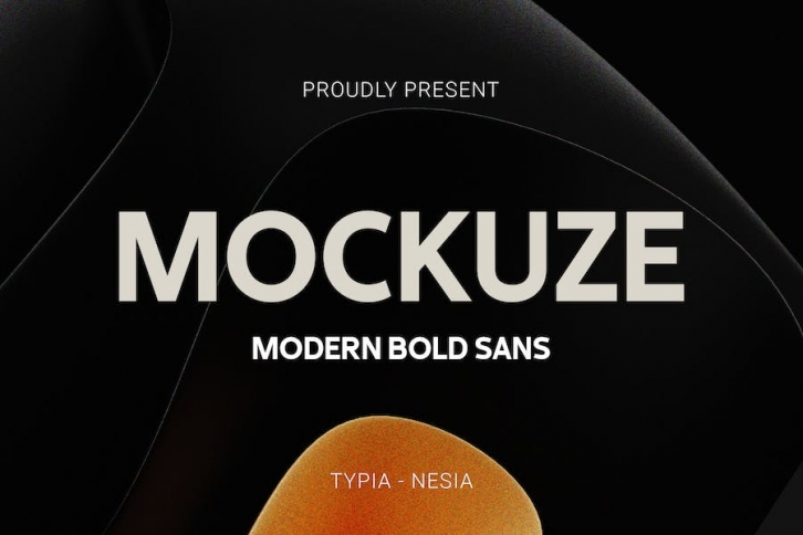 Mockuze - Modern Bold Sans - Logo Branding Font Font Download
