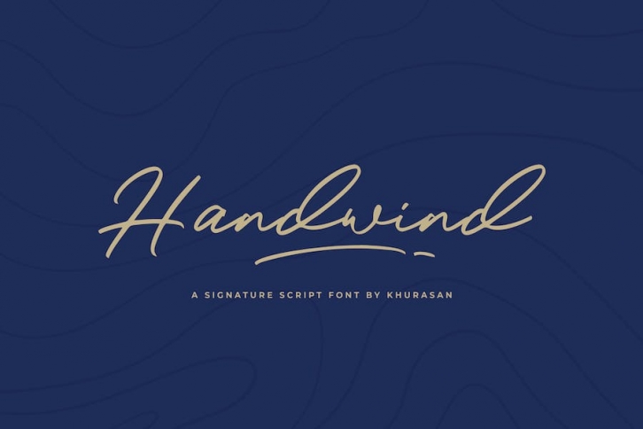 Handwind Font Download