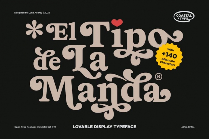 Tipo De La Manda Font Download