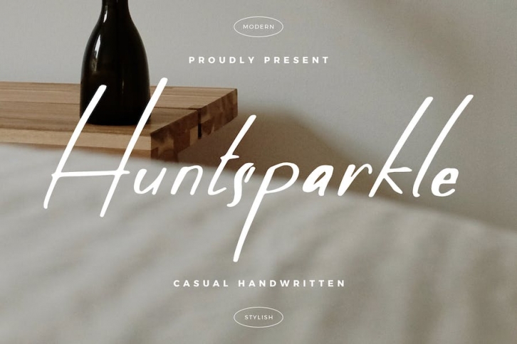 Huntsparkle Casual Handwritten Font Download