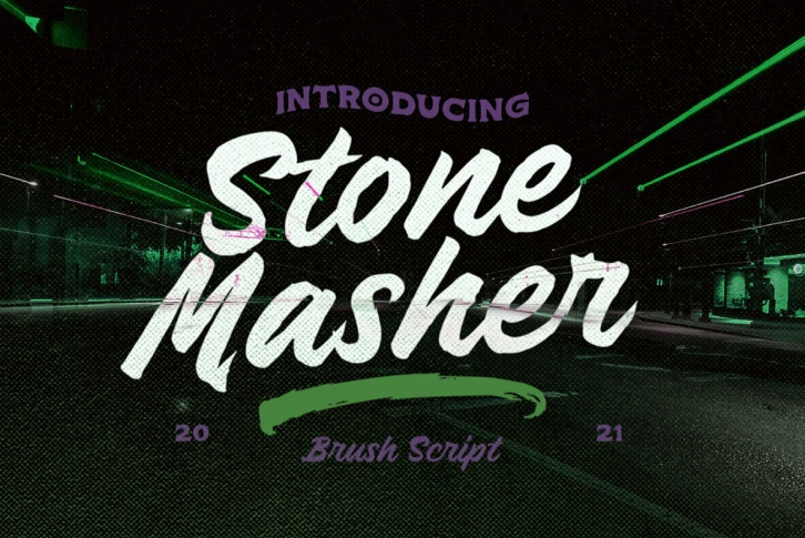 Stone Masher Font Font Download