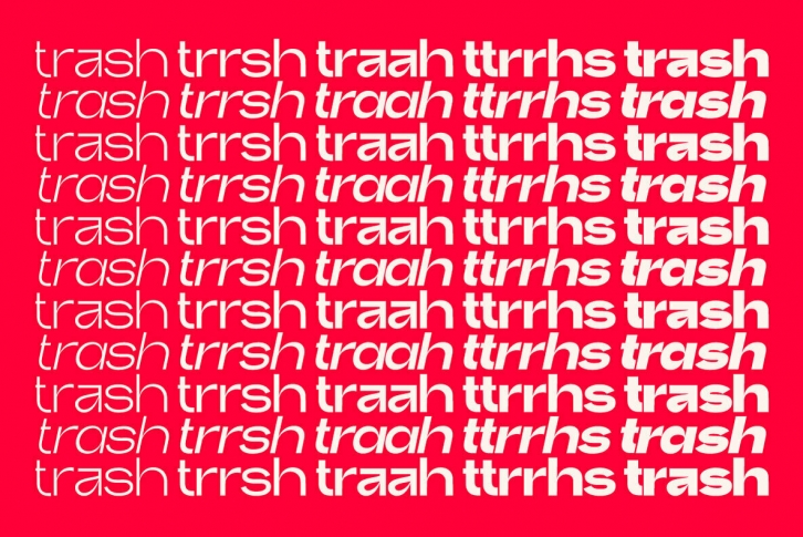 Trash Font Font Download