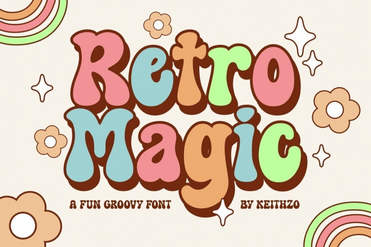 Retro Magic Font Font Download