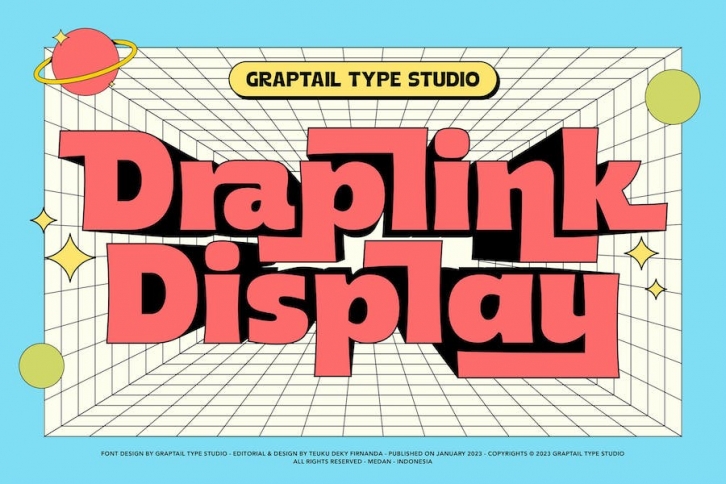 Draplink - Display Font Font Download