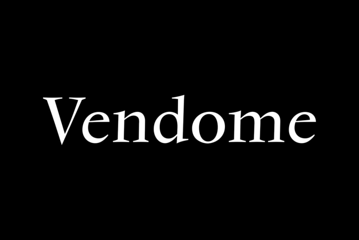 Vendome Font Font Download