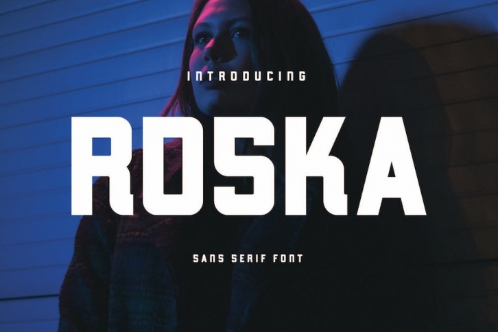 Roska - Sans Serif Font Font Download