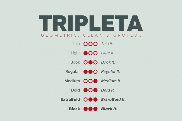 Tripleta Grotesk Font Font Download