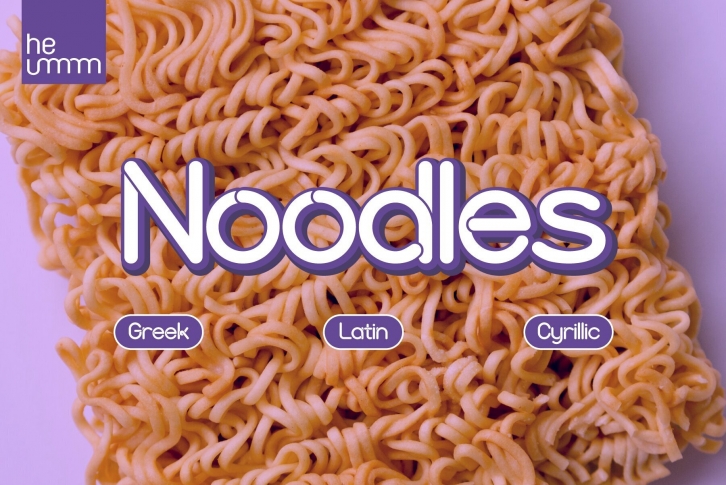 HU Noodles Font Font Download