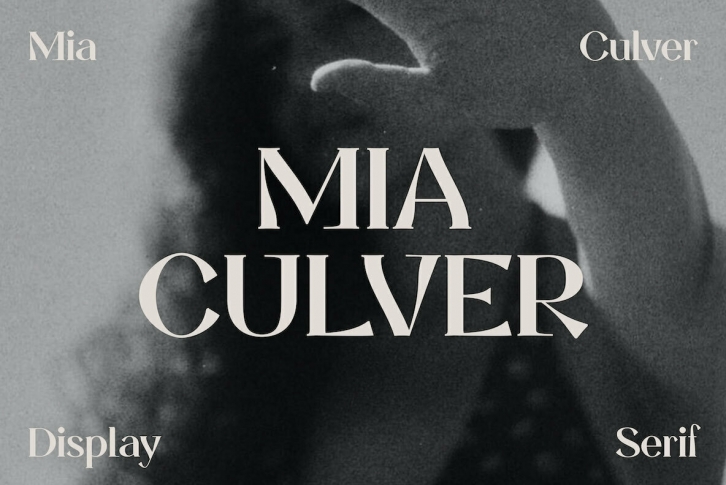 Mia Culver Font Font Download