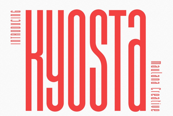 Kyosta Font Font Download