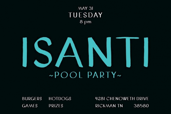 YWFT Isanti Font Font Download