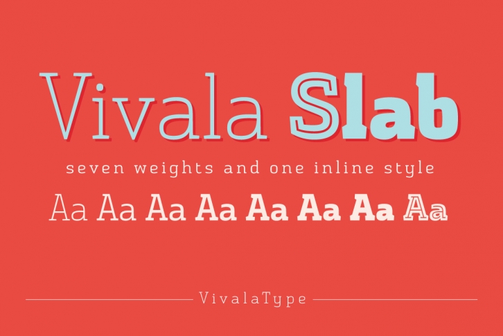 Vivala Slab Font Font Download