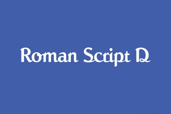 Roman Script Font Font Download