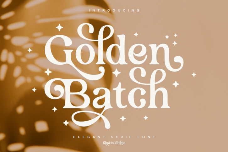 Golden Batch Font Font Download