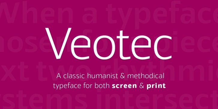 Veotec Font Font Download