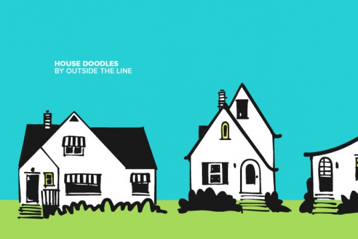 House Doodles Font Font Download