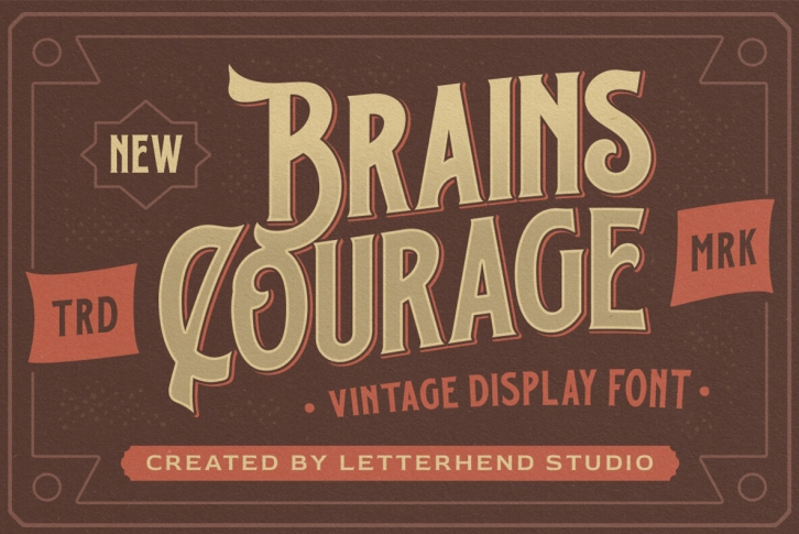 Brains Courage Font Font Download