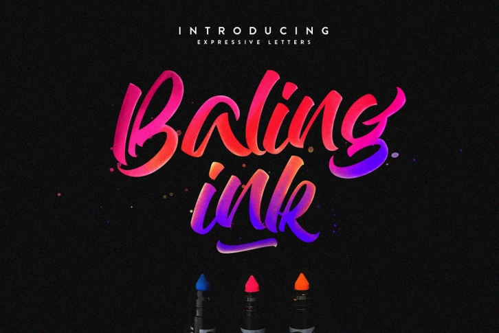 Baling Ink Font Font Download