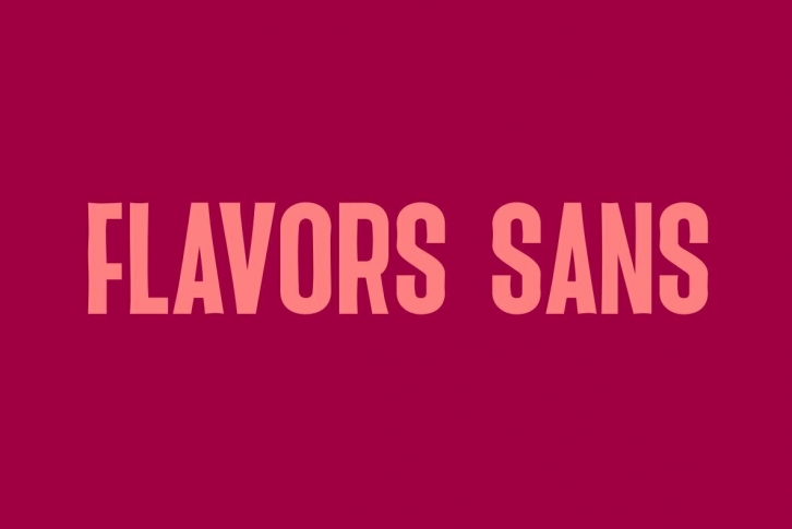 Flavor sans Font Font Download