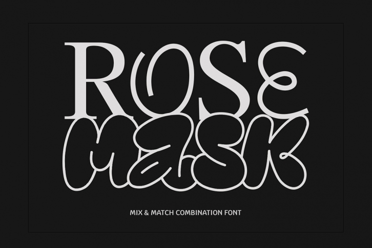 Rose Mask Font Font Download