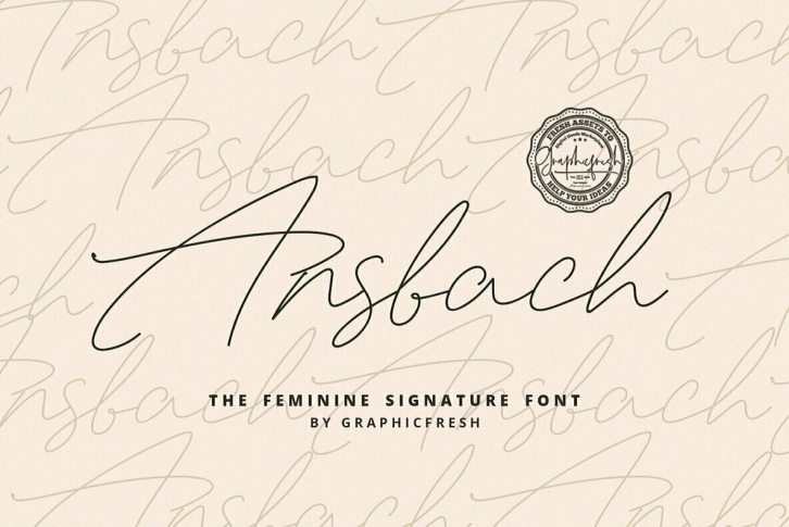 Ansbach Font Font Download