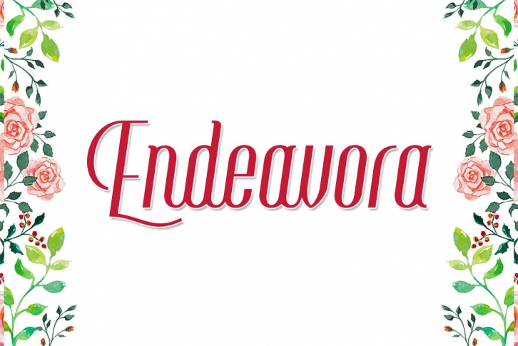 Endeavora Font Font Download