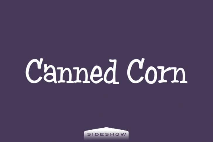 Canned Corn Font Font Download